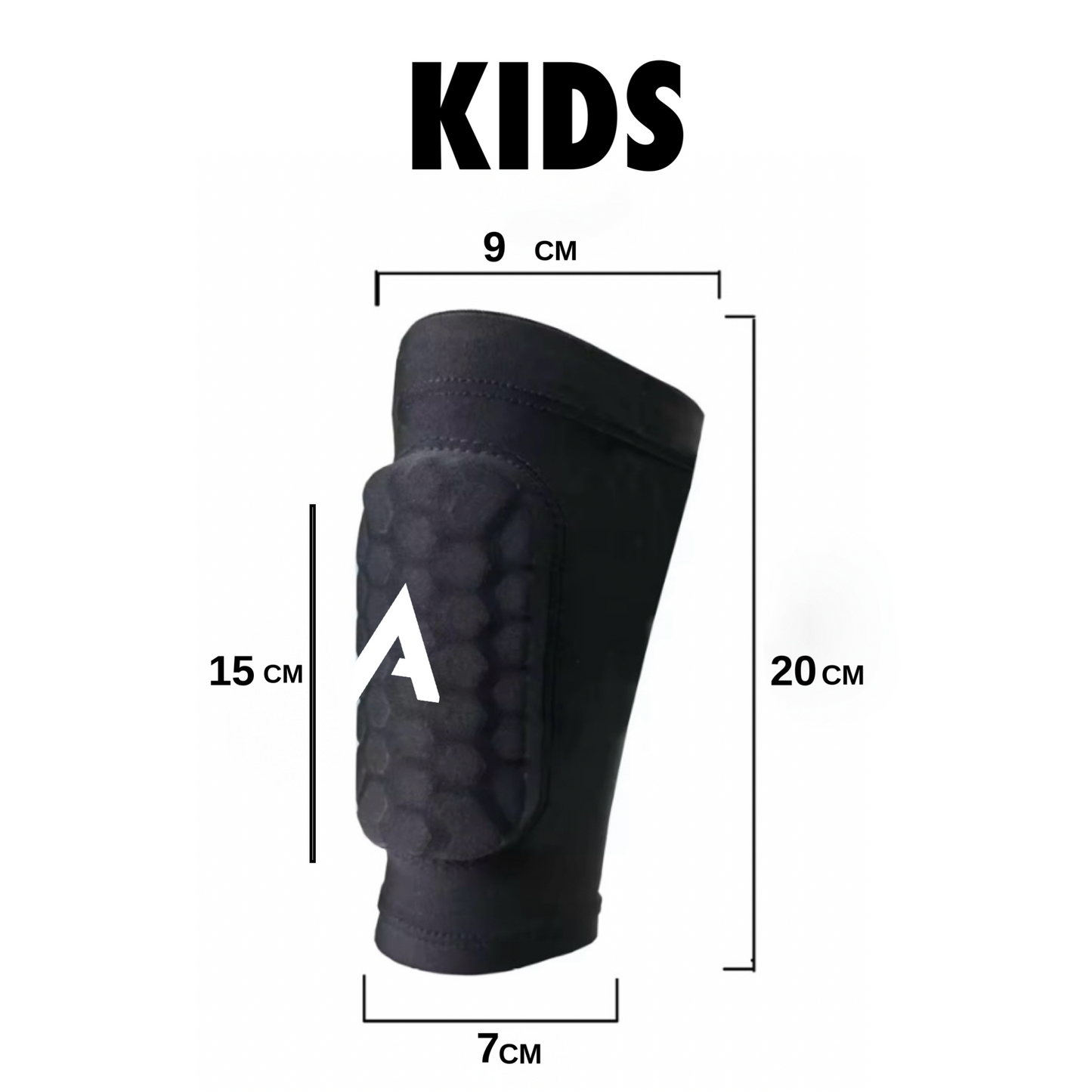 ATEK BUILT-IN SHIN PAD SLEEVES -  AGE 5-8 (EXTRA SMALL)