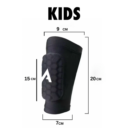 ATEK BUILT-IN SHIN PAD SLEEVES -  AGE 5-8 (EXTRA SMALL)