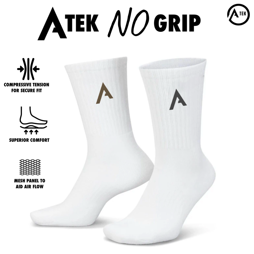 Atek Performance ATEK NO Grip - White - Adult – Atek Club
