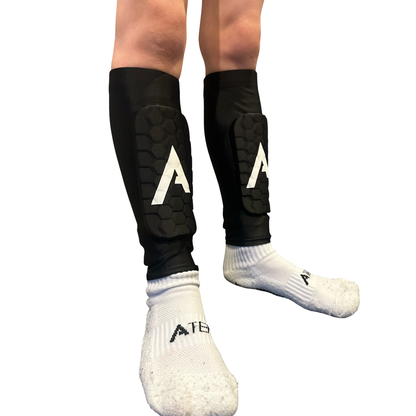 ATEK BUILT-IN SHIN PAD SLEEVES -  AGE 5-8 (EXTRA SMALL)