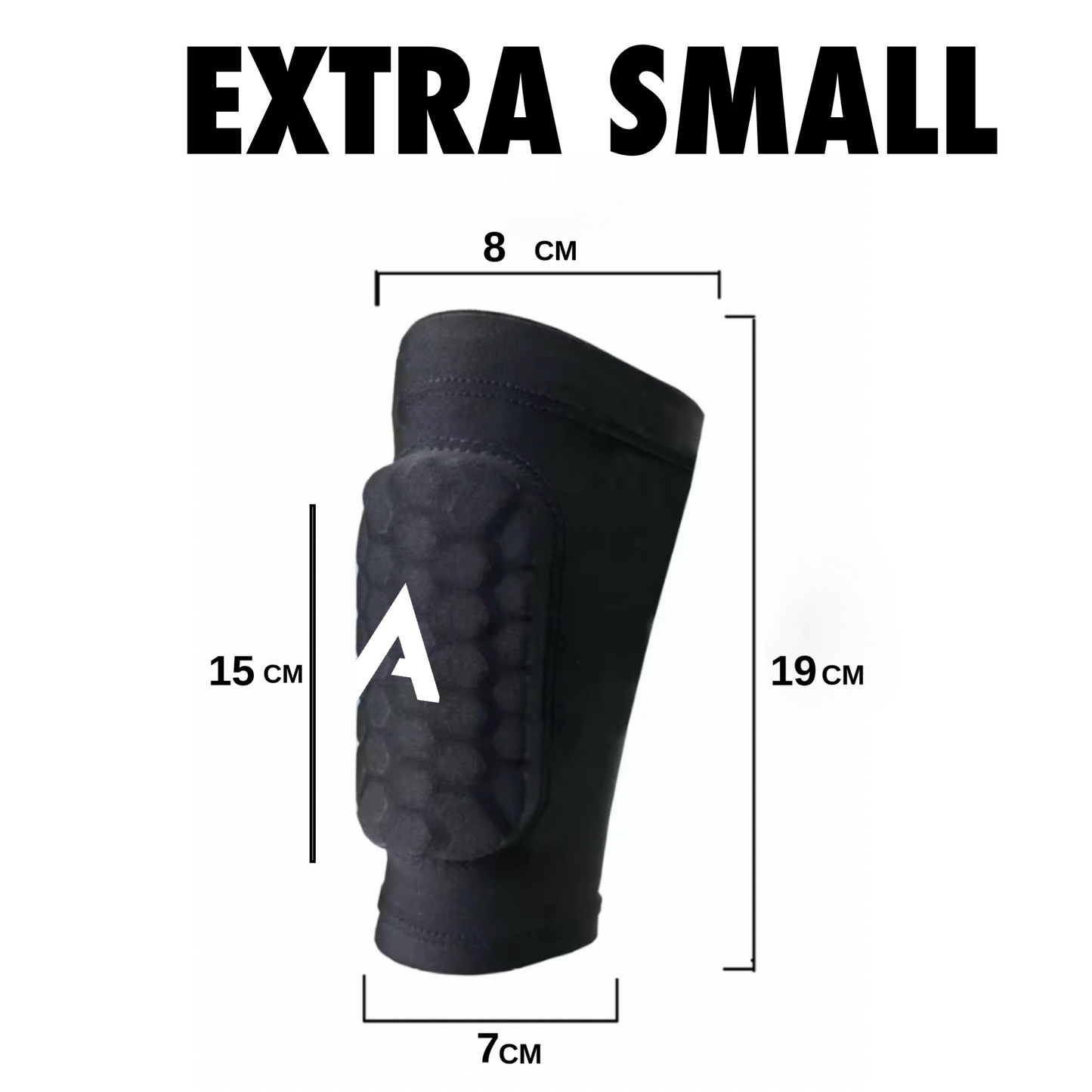 ATEK BUILT-IN SHIN PAD SLEEVES -  SMALL (5-7 years)