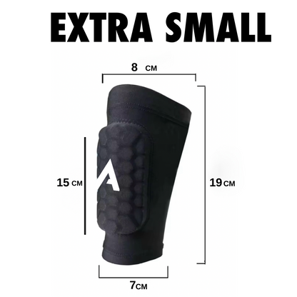 ATEK BUILT-IN SHIN PAD SLEEVES -  SMALL (5-7 years)