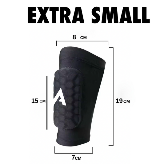 ATEK BUILT-IN SHIN PAD SLEEVES -  SMALL (5-7 years)