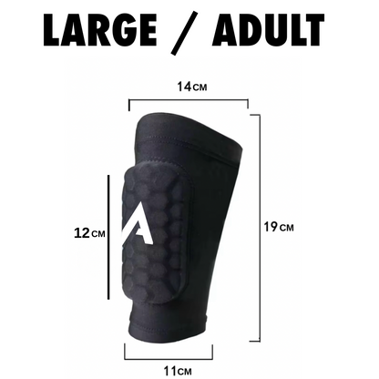 ATEK BUILT-IN SHIN PAD SLEEVES - TWO SIZES